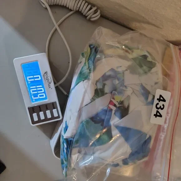 Reina floral Scene  blouse flowy Tier  Layers Long Size 1 Made in the USA - Picture 7 of 7